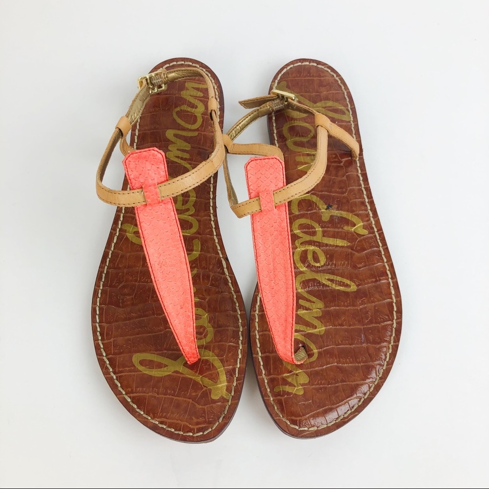 Sam Edelman Gigi Neon Flat Thong Sandals